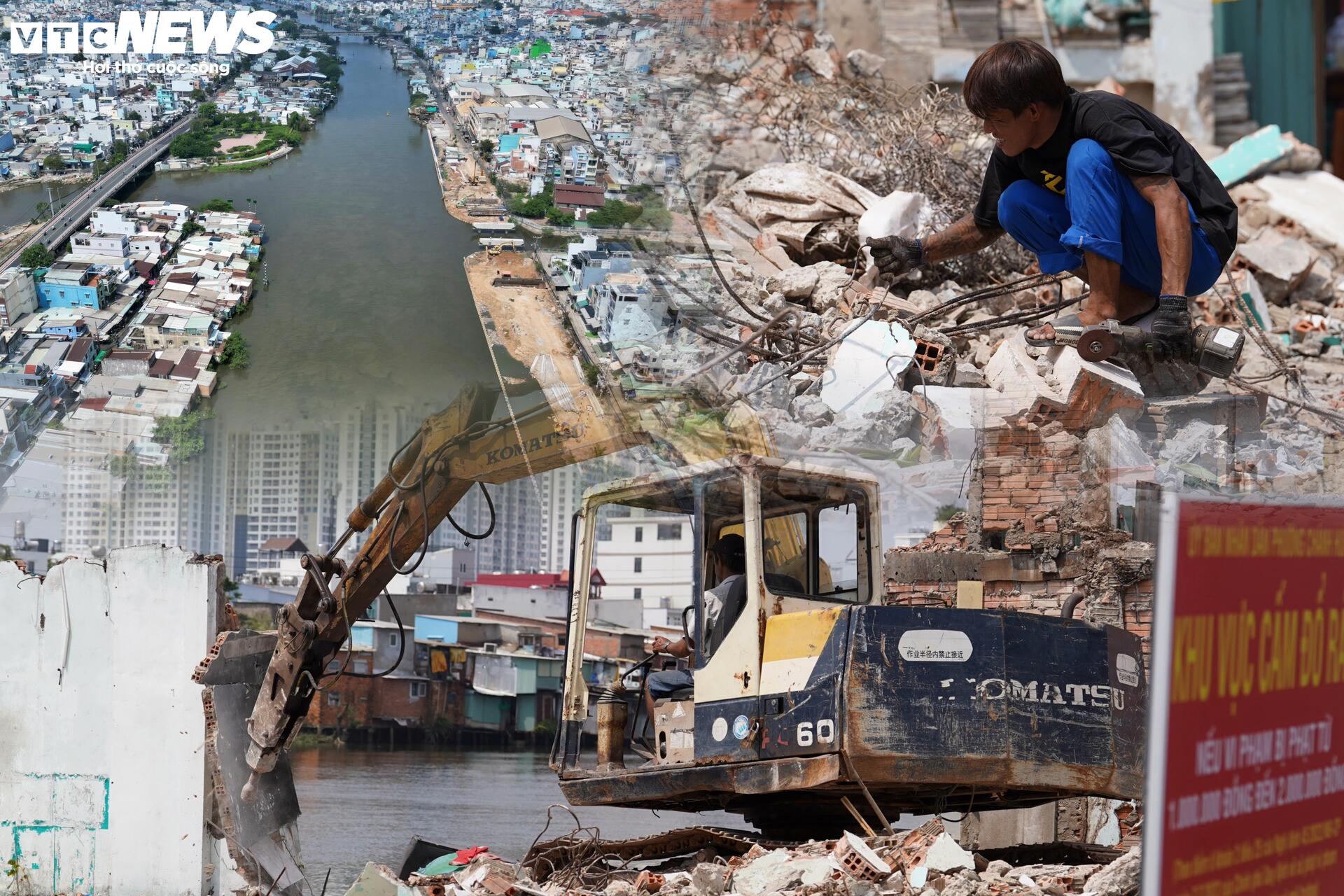 Cận cảnh dự án cải tạo kênh 7.300 tỷ đồng ở TP.HCM - 1