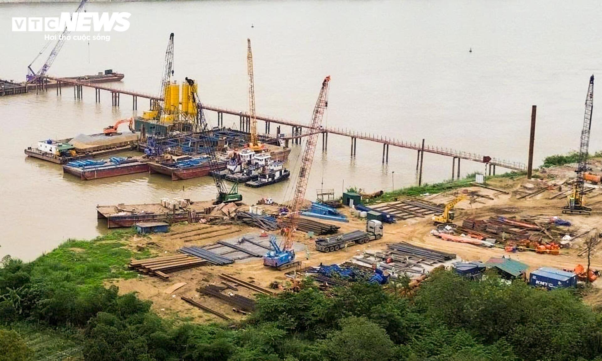 Bên trong đại công trường cầu Trần Hưng Đạo gần 16 nghìn tỷ đồng ở Hà Nội - 3