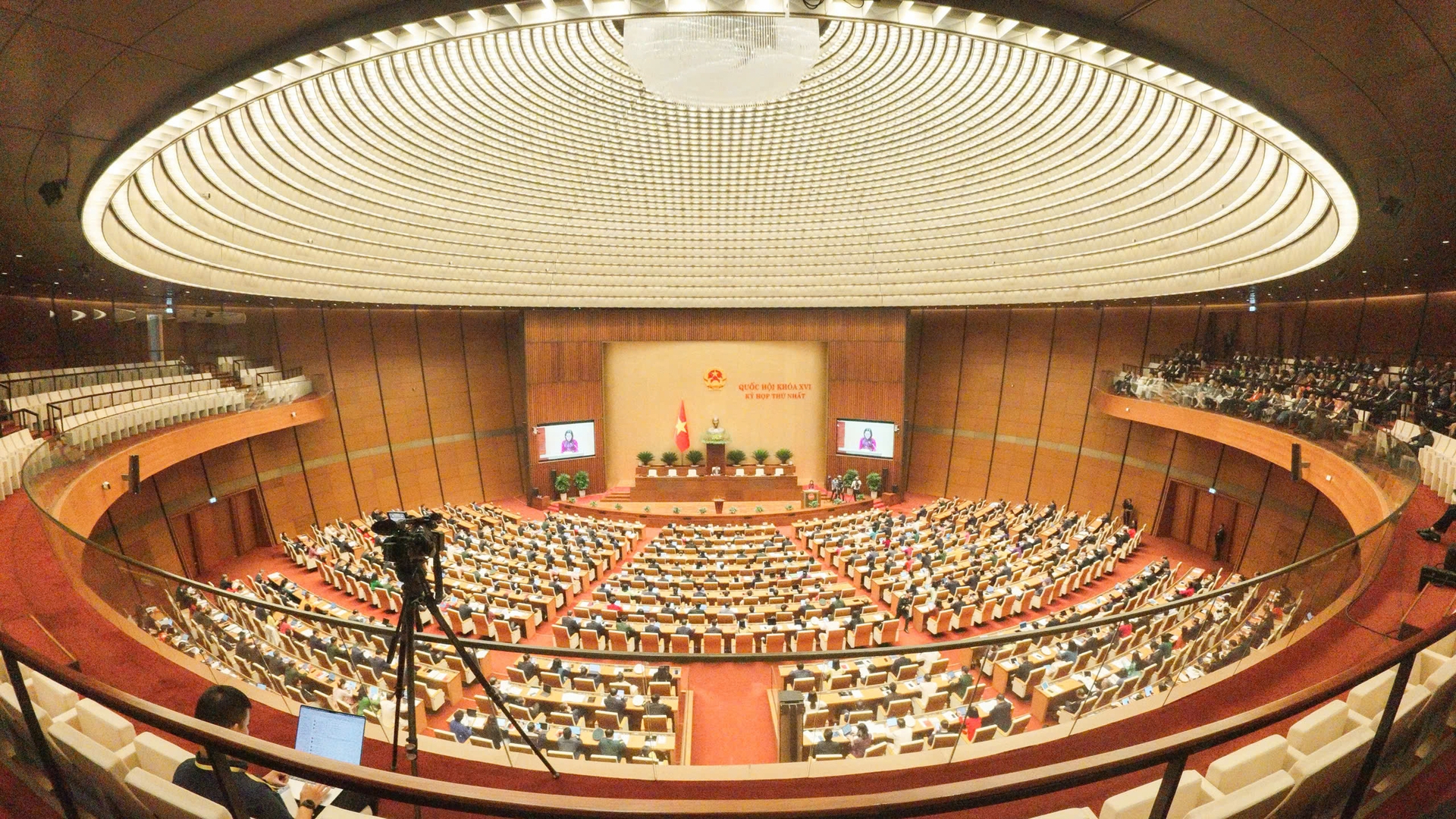 Toàn cảnh phiên khai mạc Kỳ họp thứ Nhất, Quốc hội khóa XVI - 14