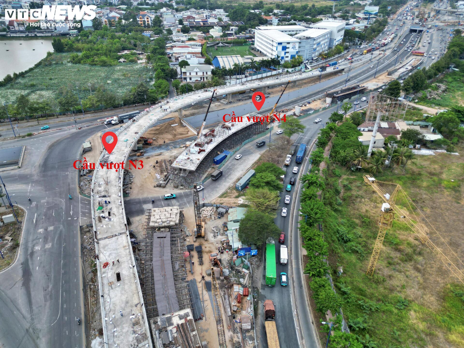 Cầu vượt nút giao 3.400 tỷ đồng ở TP.HCM tăng tốc về đích - 2