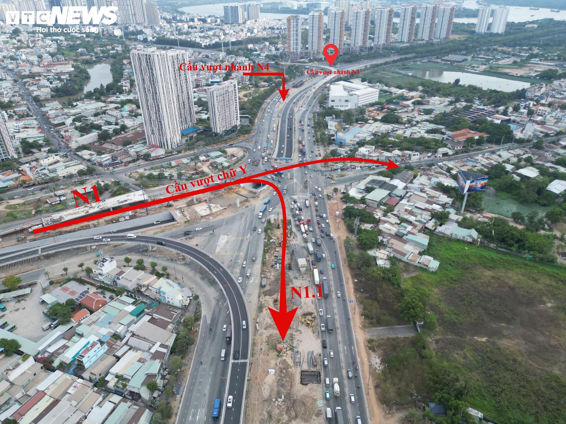 Cầu vượt nút giao 3.400 tỷ đồng ở TP.HCM tăng tốc về đích - 9