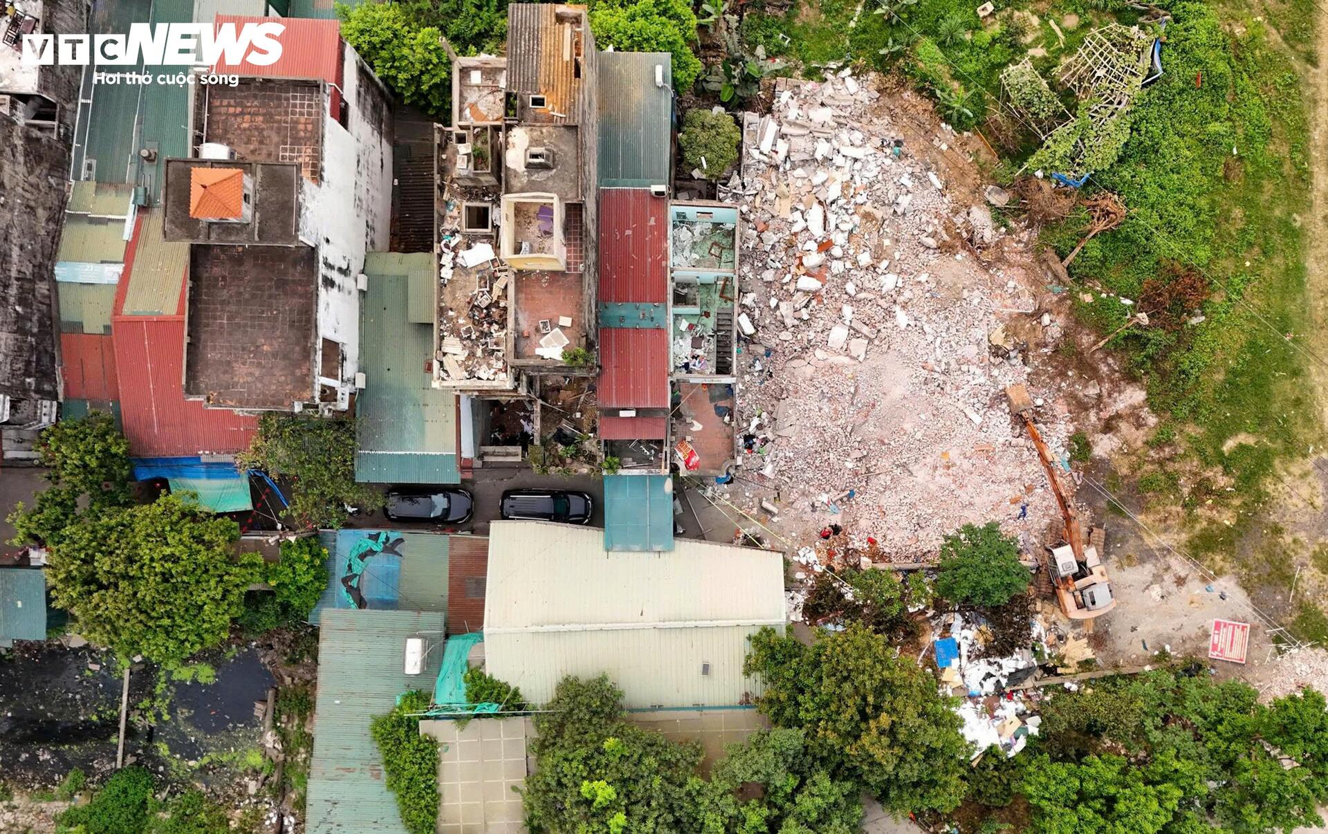 Người Hà Nội tháo dỡ nhà, giao mặt bằng thi công nút giao Phạm Tu - Xa La - 12