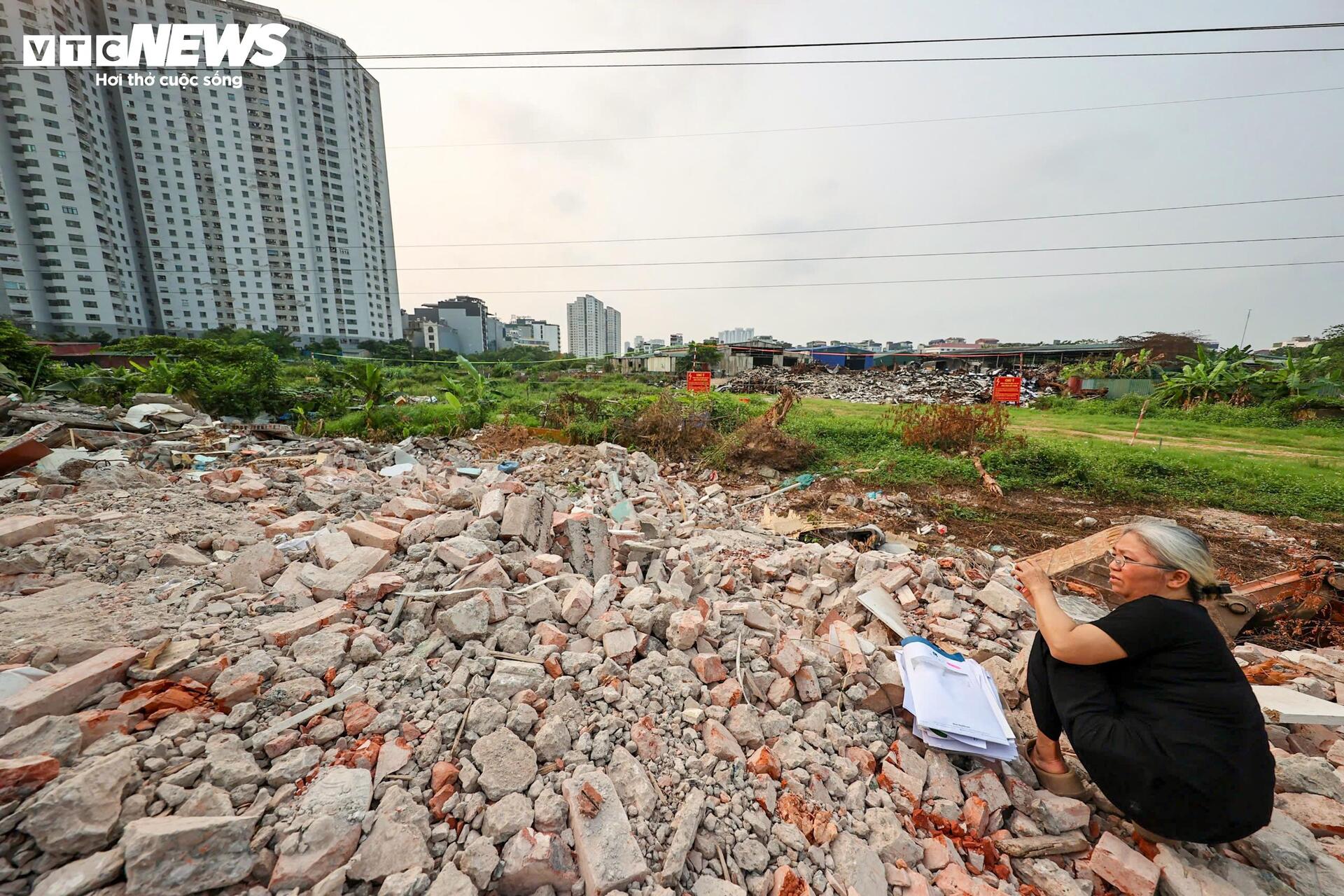 Người Hà Nội tháo dỡ nhà, giao mặt bằng thi công nút giao Phạm Tu - Xa La - 8