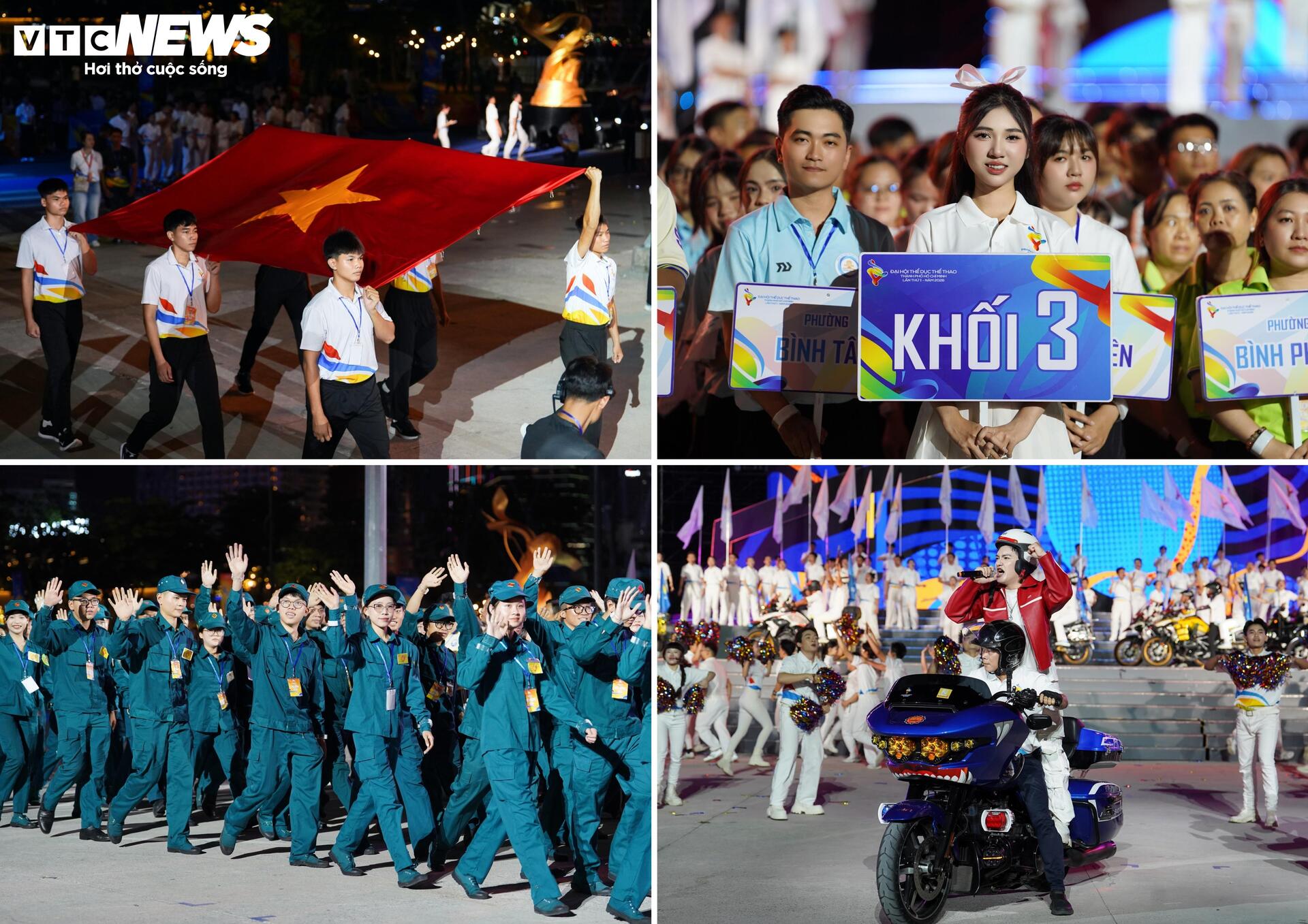 Mãn nhãn xem hàng nghìn người diễu hành, rước cờ ở TP.HCM - 4