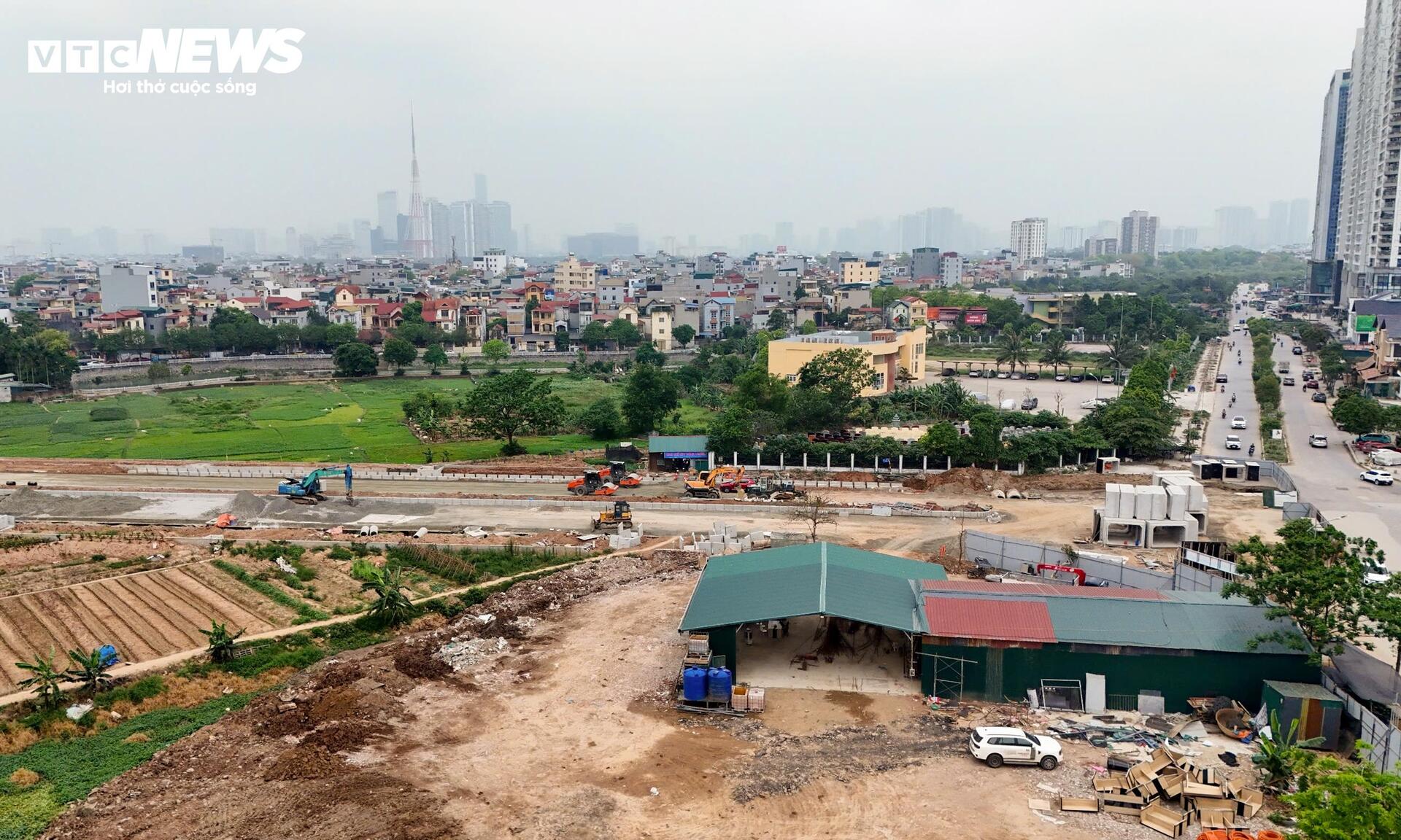 Cận cảnh tuyến đường 70 dài 5km ở Hà Nội được yêu cầu hoàn thành năm 2026 - 15