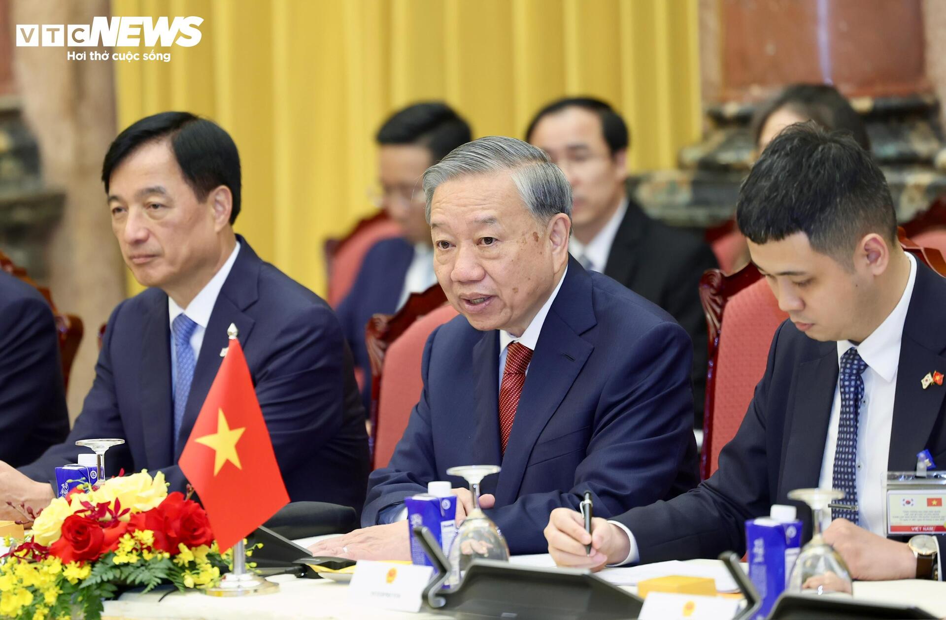 Tổng Bí thư, Chủ tịch nước Tô Lâm chủ trì lễ đón Tổng thống Hàn Quốc Lee Jae Myung - 12