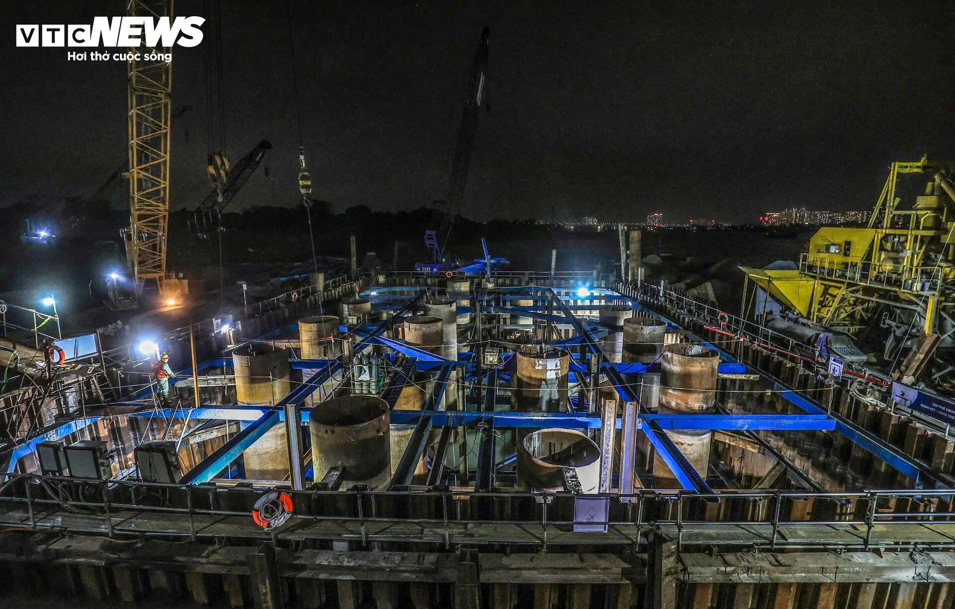 Cầu Trần Hưng Đạo vượt sông Hồng thi công xuyên ngày đêm, tăng tốc về đích 2027 - 8