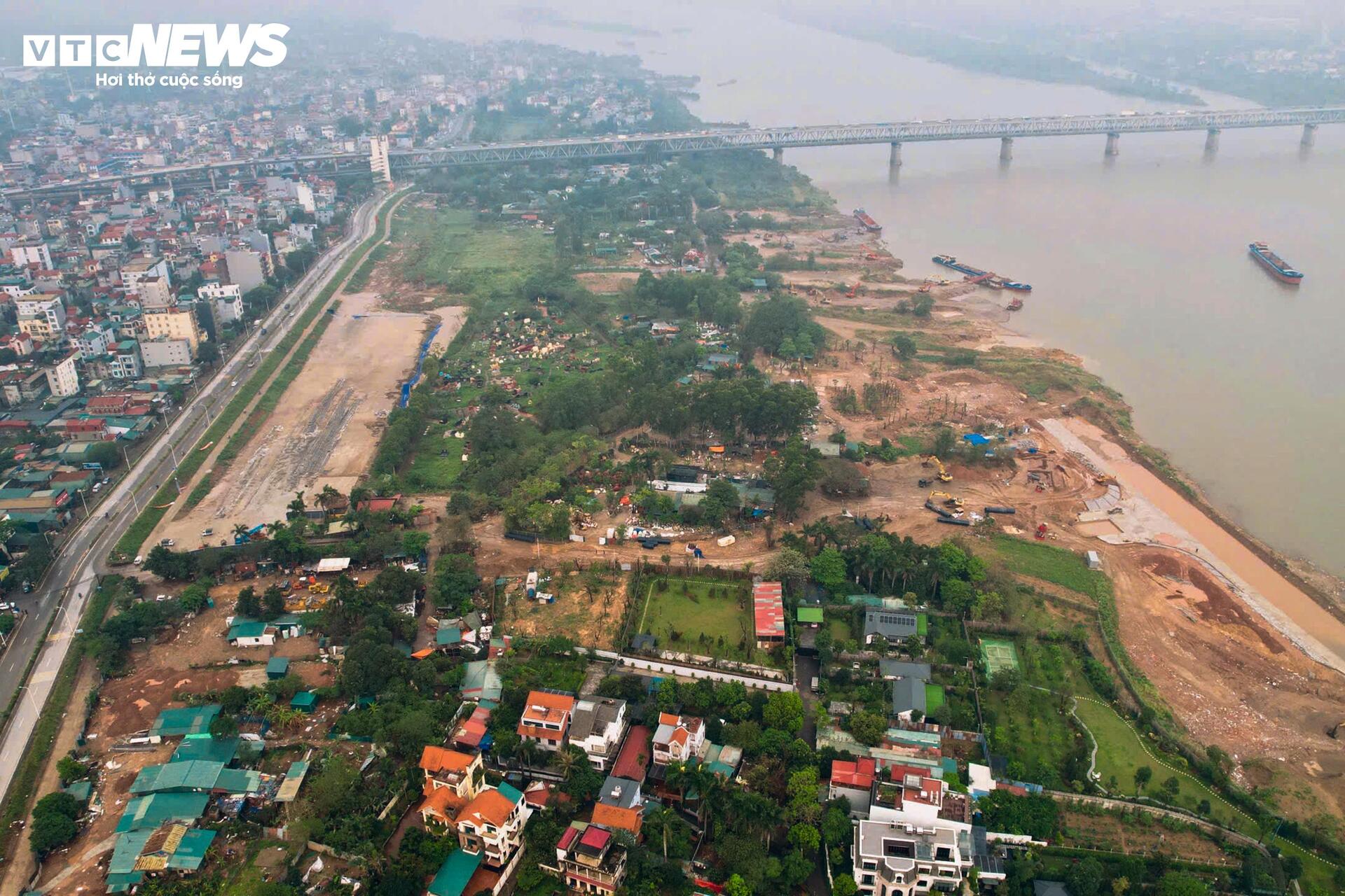 Khu vực xây công viên đầu tiên thuộc trục Đại lộ cảnh quan sông Hồng - 9