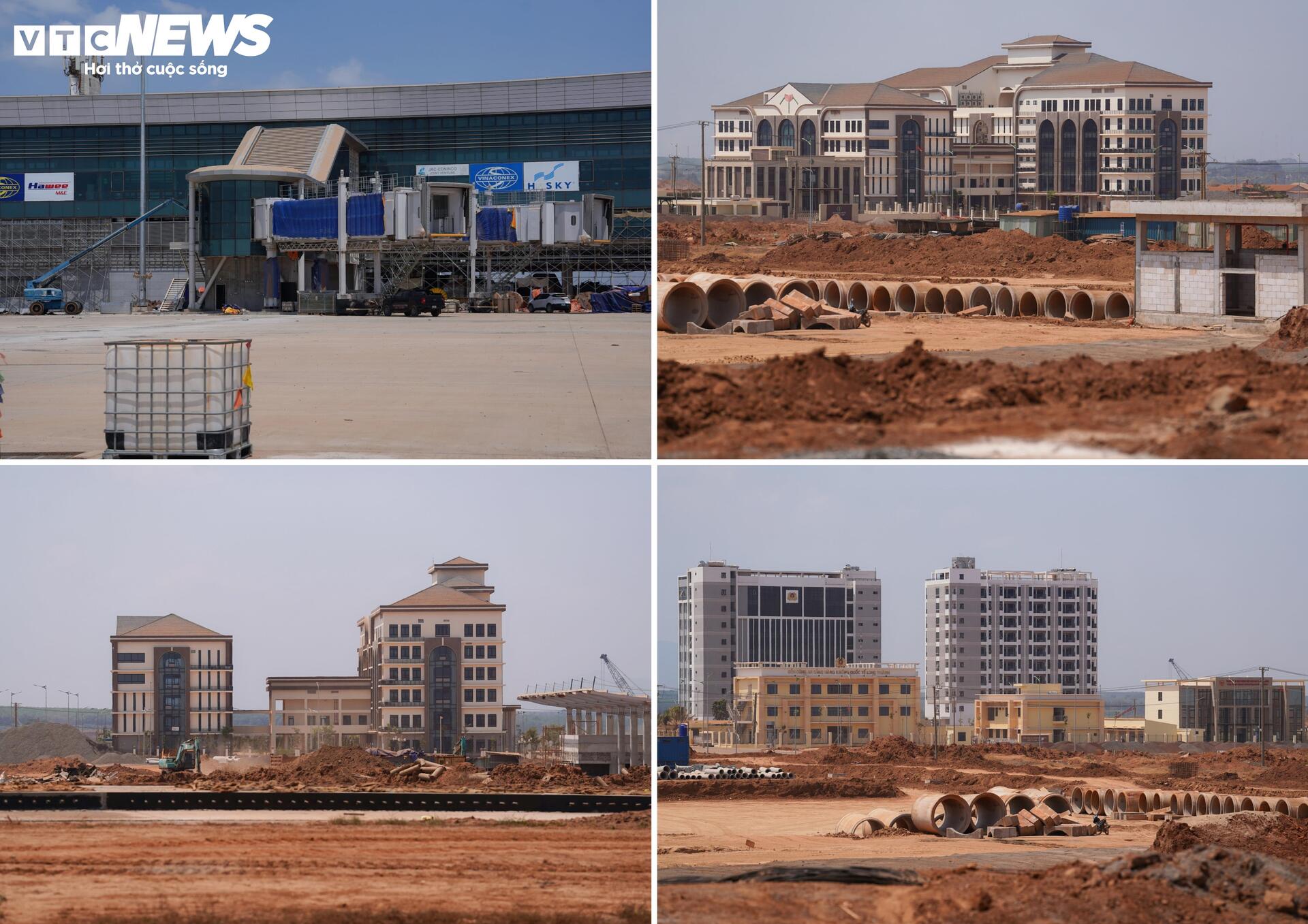 Cận cảnh sân bay Long Thành ngổn ngang, công nhân thưa thớt - 11