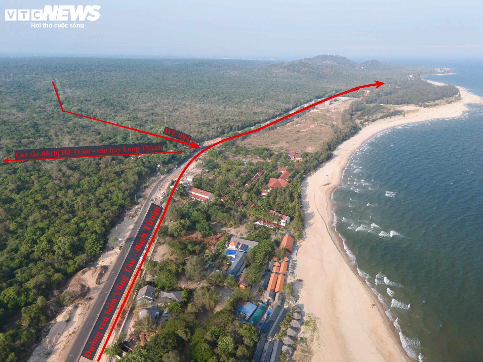 Toàn cảnh vị trí cao tốc Hồ Tràm - sân bay Long Thành sắp khởi công - 1