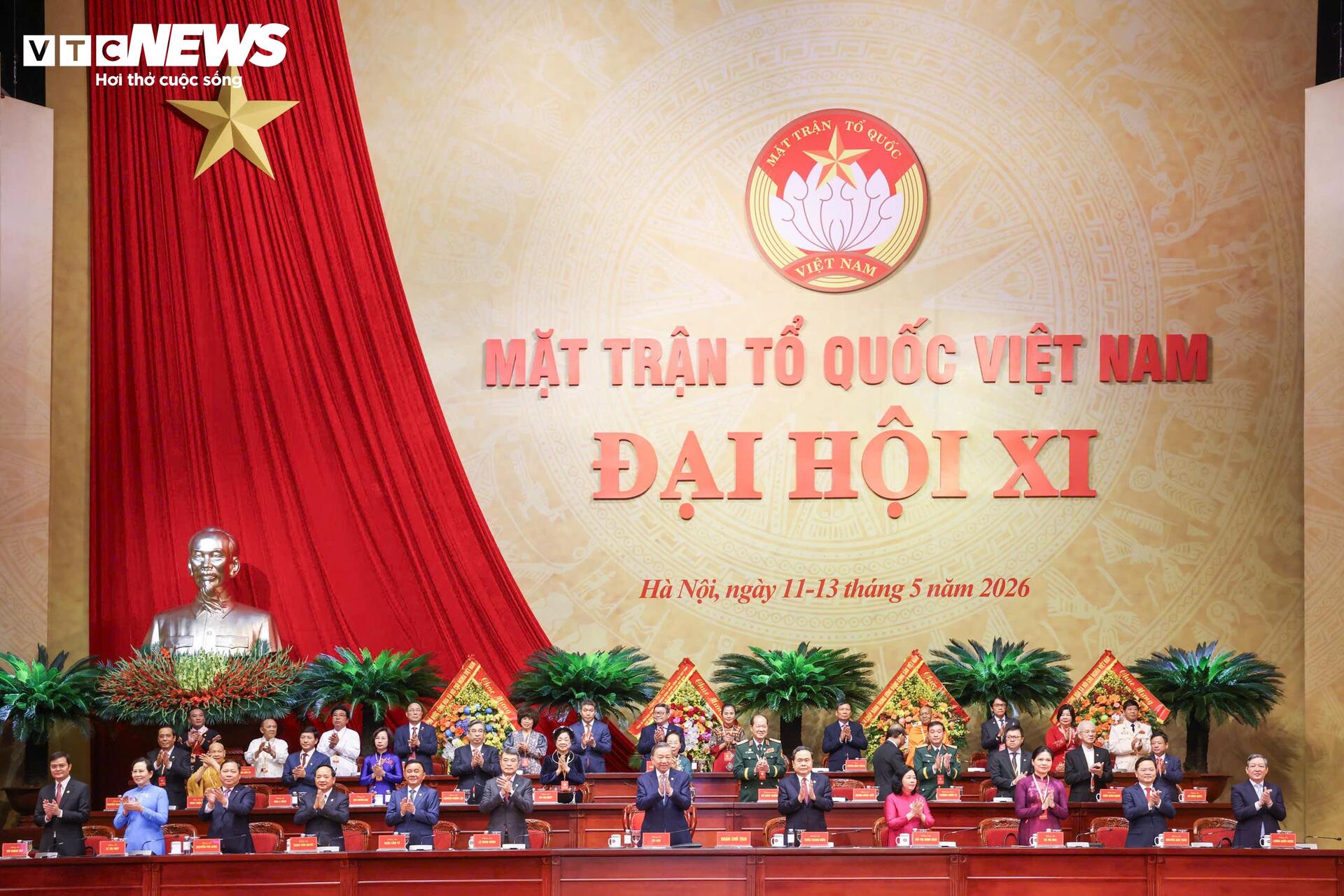 Toàn cảnh khai mạc Đại hội đại biểu toàn quốc MTTQ Việt Nam lần thứ XI - 6