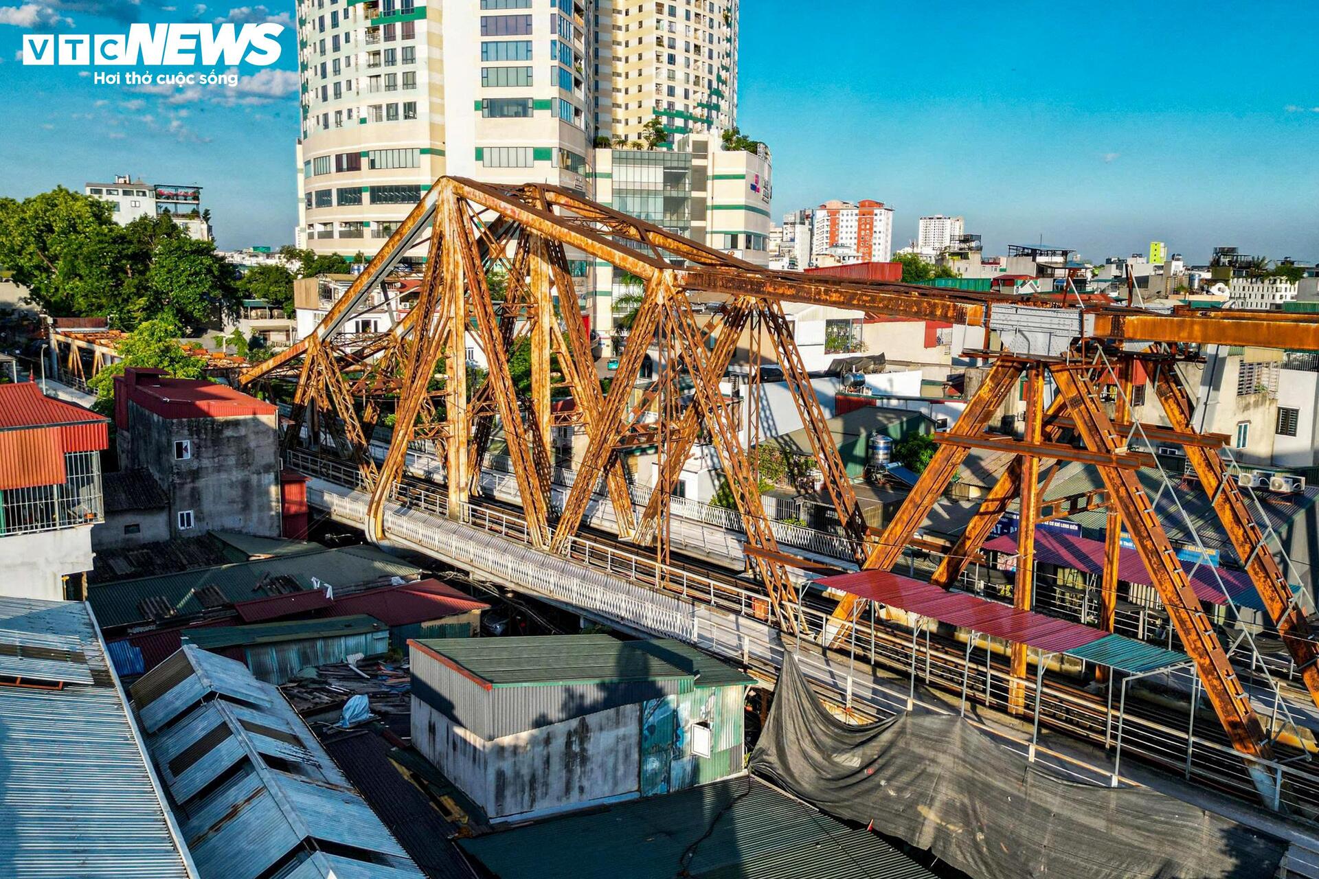 Hình ảnh mới nhất cầu Long Biên sau 60 ngày đại tu - 11