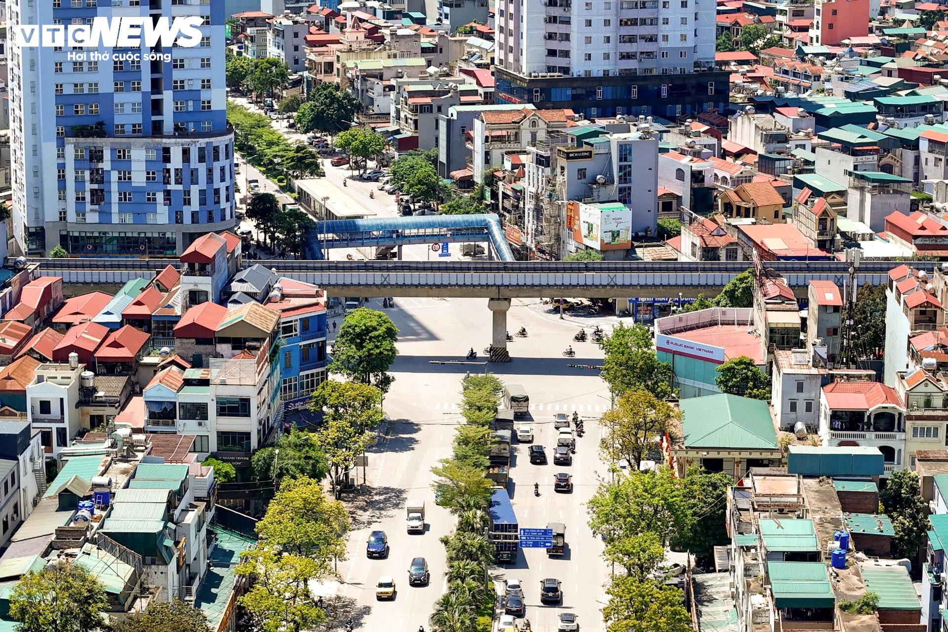Nút giao phía Tây Hà Nội sắp xây cầu vượt hơn 821 tỷ đồng nhìn từ trên cao - 13