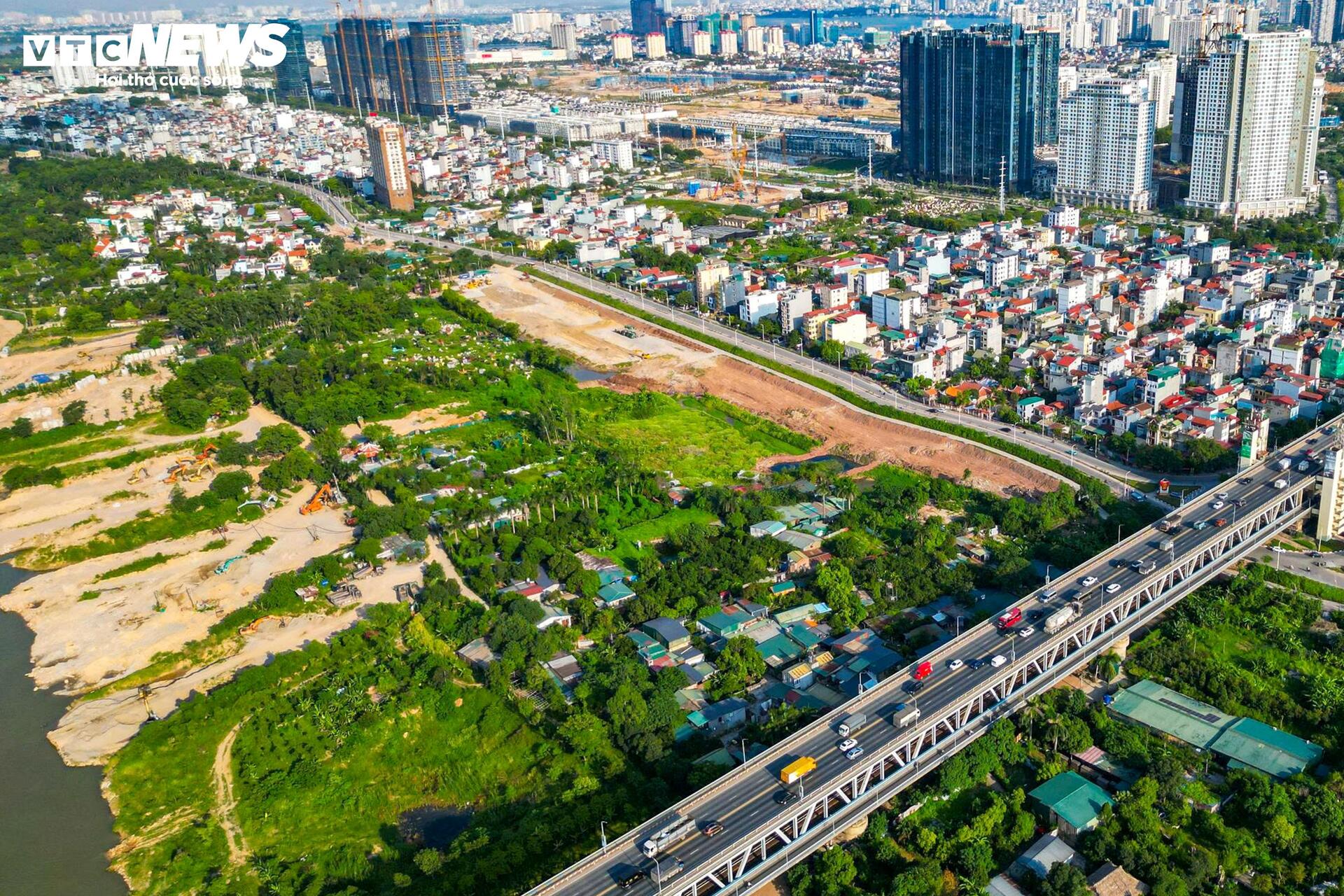 Hiện trạng khu đất xây công viên gần 20ha trên trục đại lộ cảnh quan sông Hồng - 3