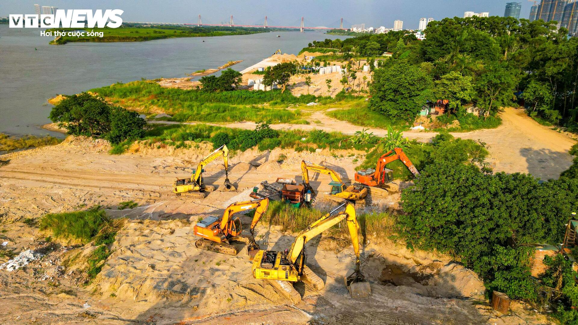 Hiện trạng khu đất xây công viên gần 20ha trên trục đại lộ cảnh quan sông Hồng - 10