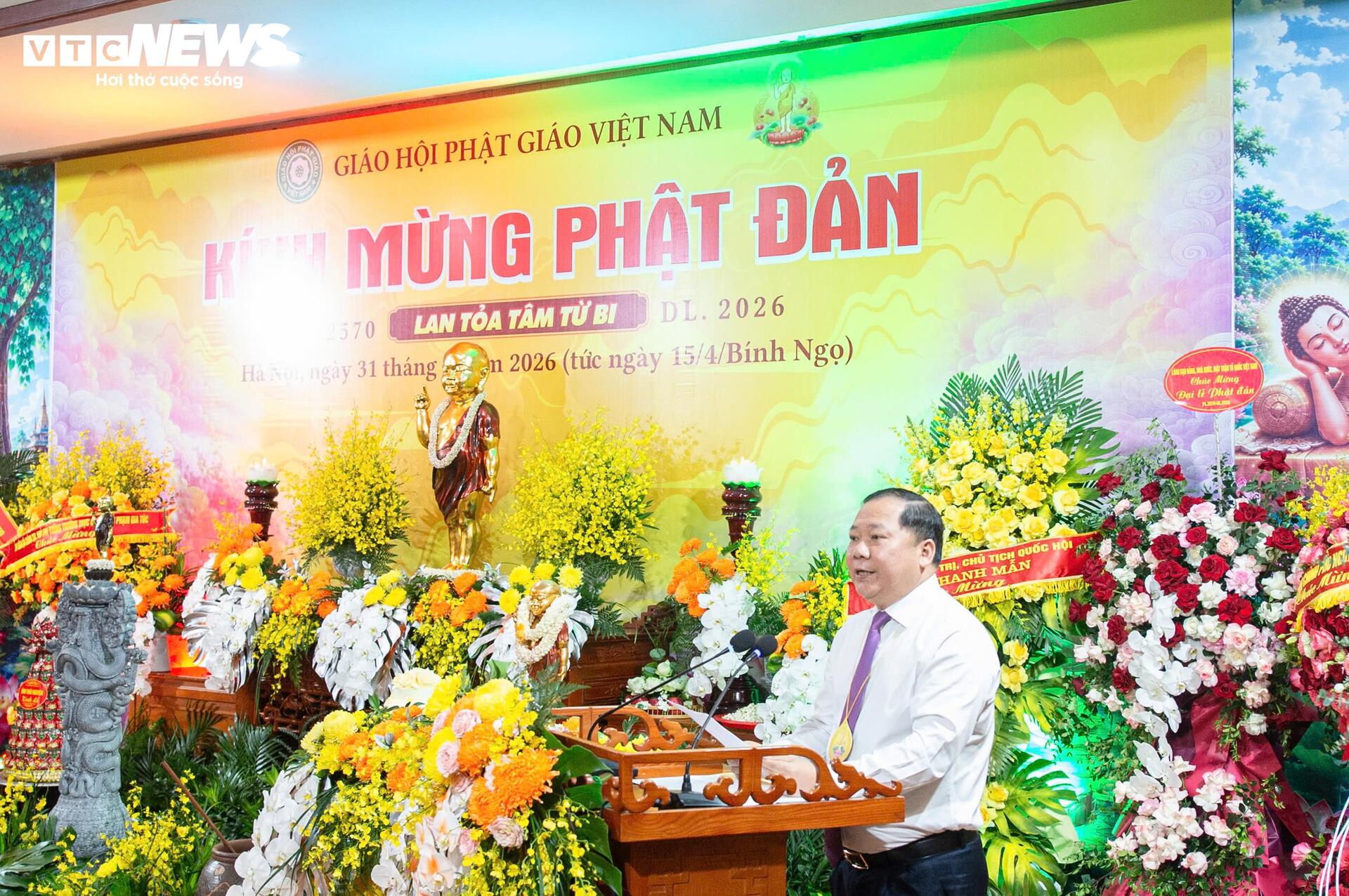 Trang nghiêm Đại lễ Phật đản Phật lịch 2570 tại chùa Quán Sứ - 4