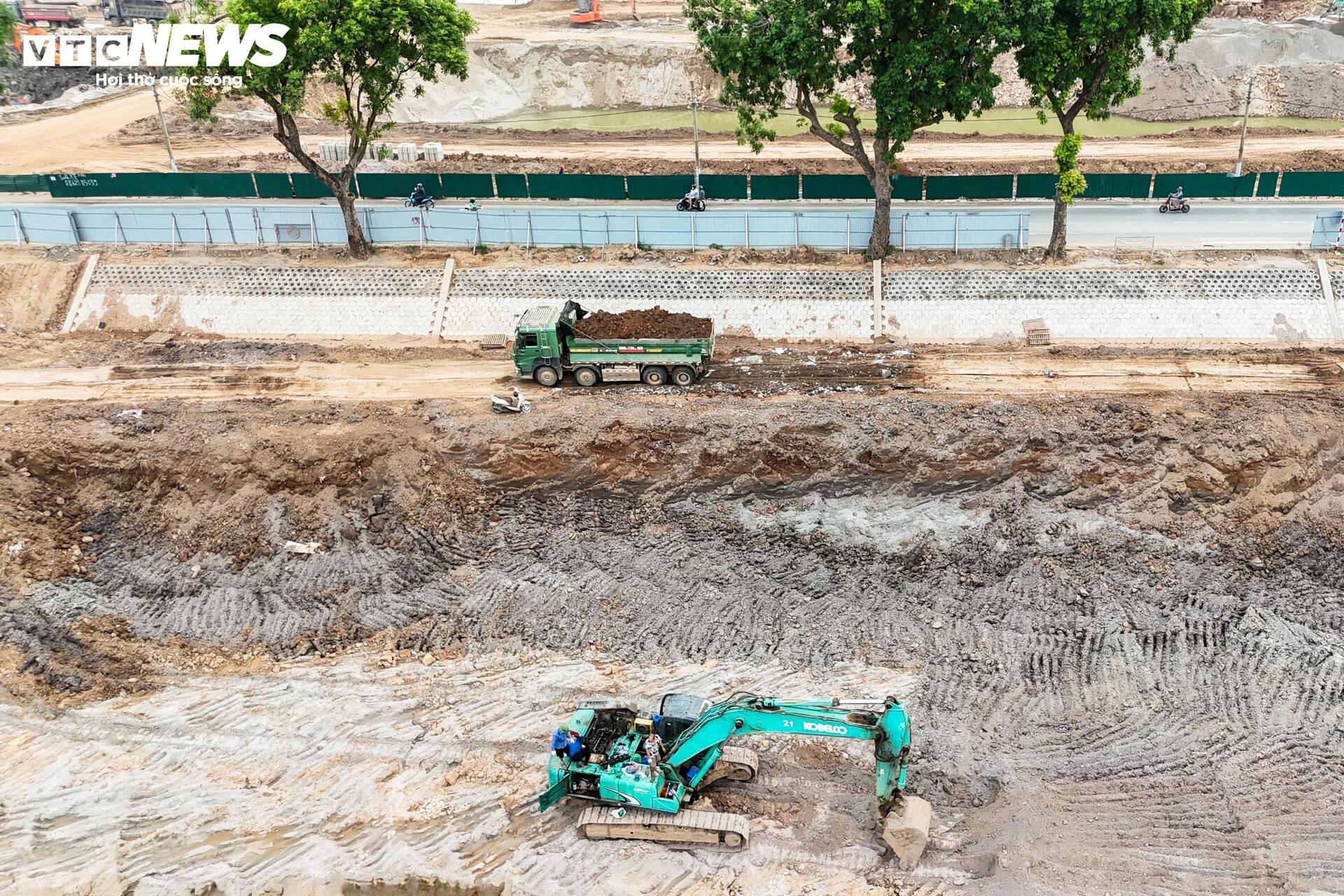 Loạt hồ điều hòa ở Hà Nội dần lộ diện trước mùa mưa - 7