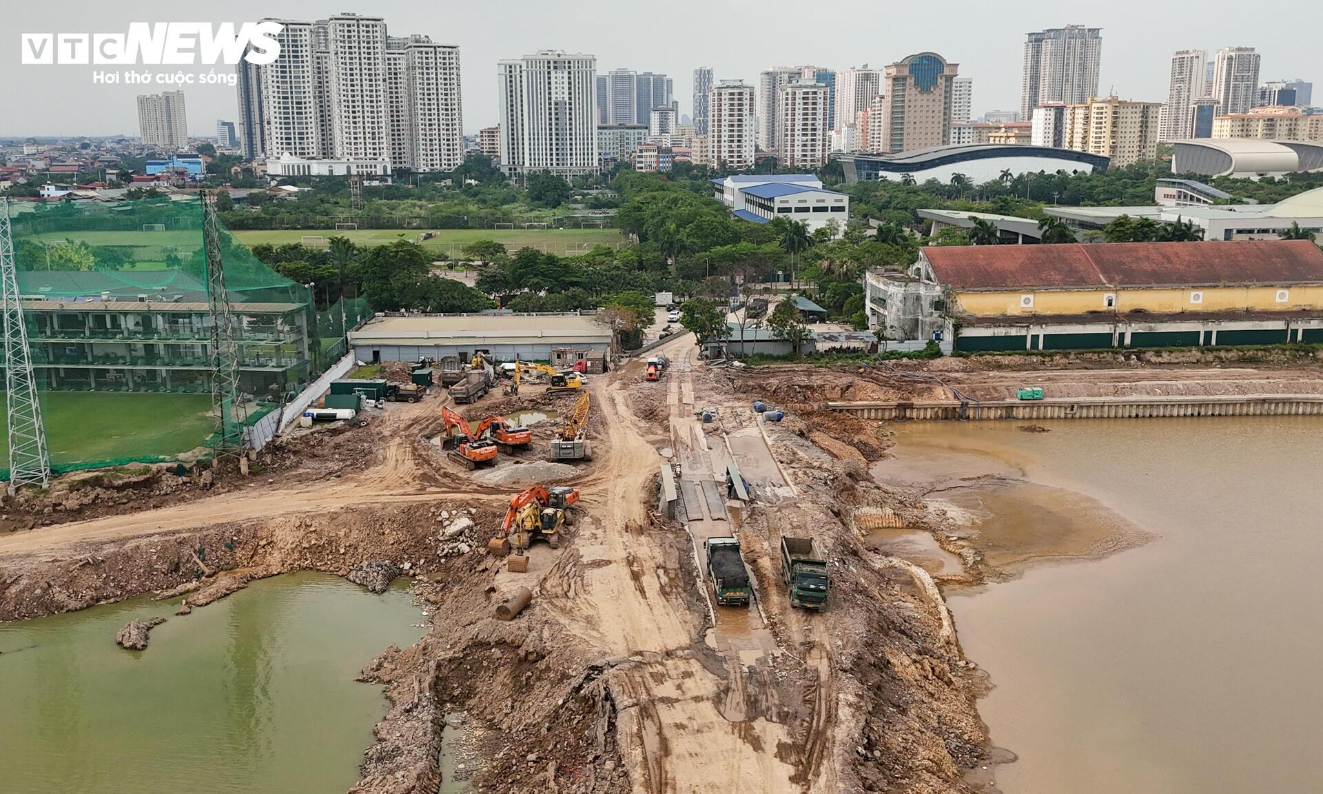 Loạt hồ điều hòa ở Hà Nội dần lộ diện trước mùa mưa - 20