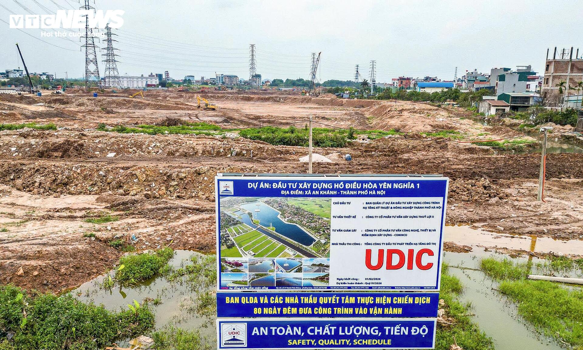 Loạt hồ điều hòa ở Hà Nội dần lộ diện trước mùa mưa - 12