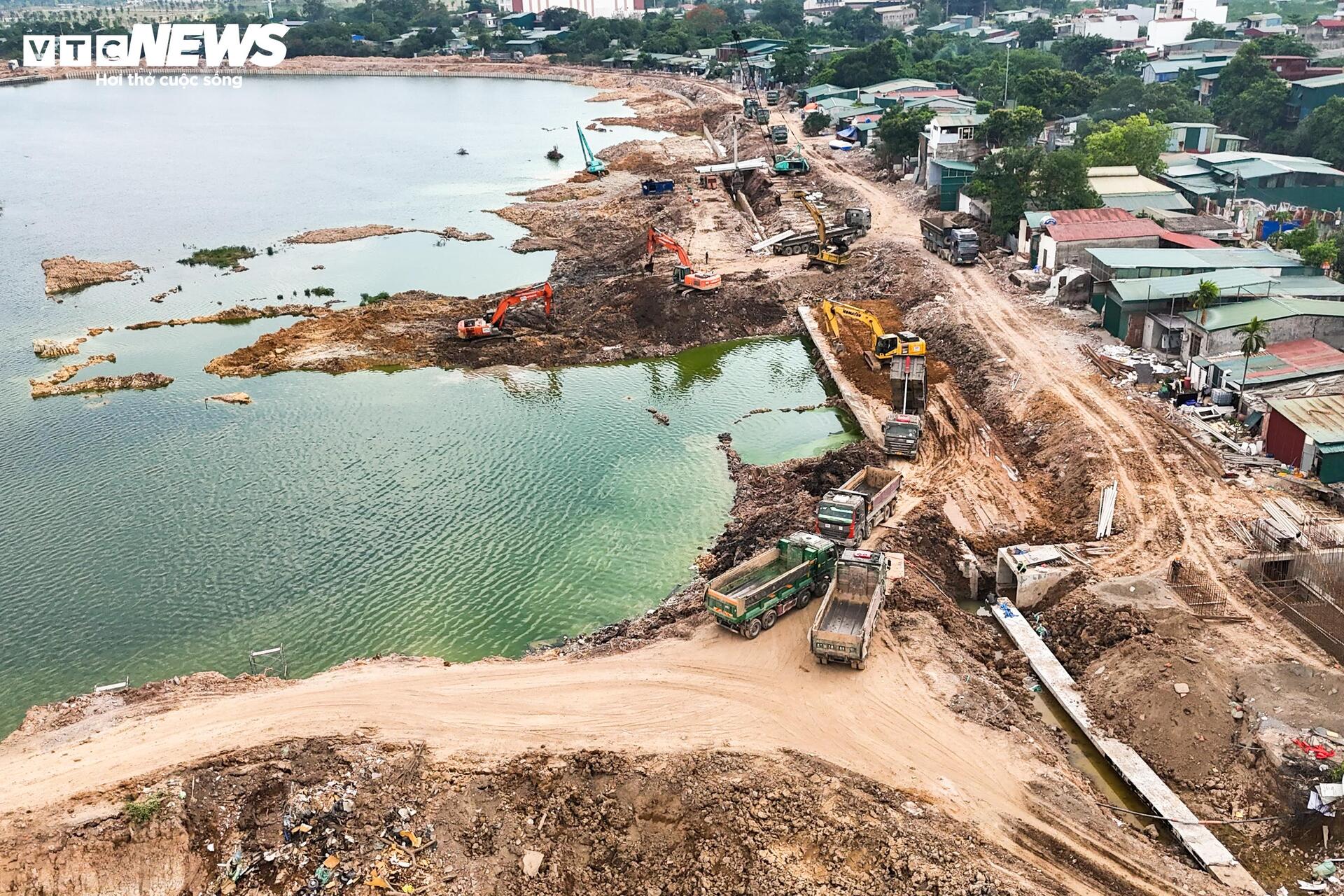 Loạt hồ điều hòa ở Hà Nội dần lộ diện trước mùa mưa - 11
