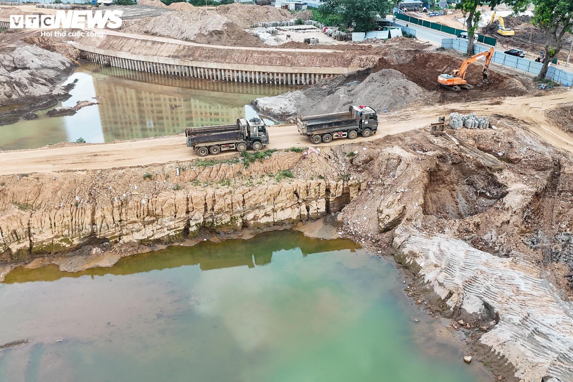 Loạt hồ điều hòa ở Hà Nội dần lộ diện trước mùa mưa - 6