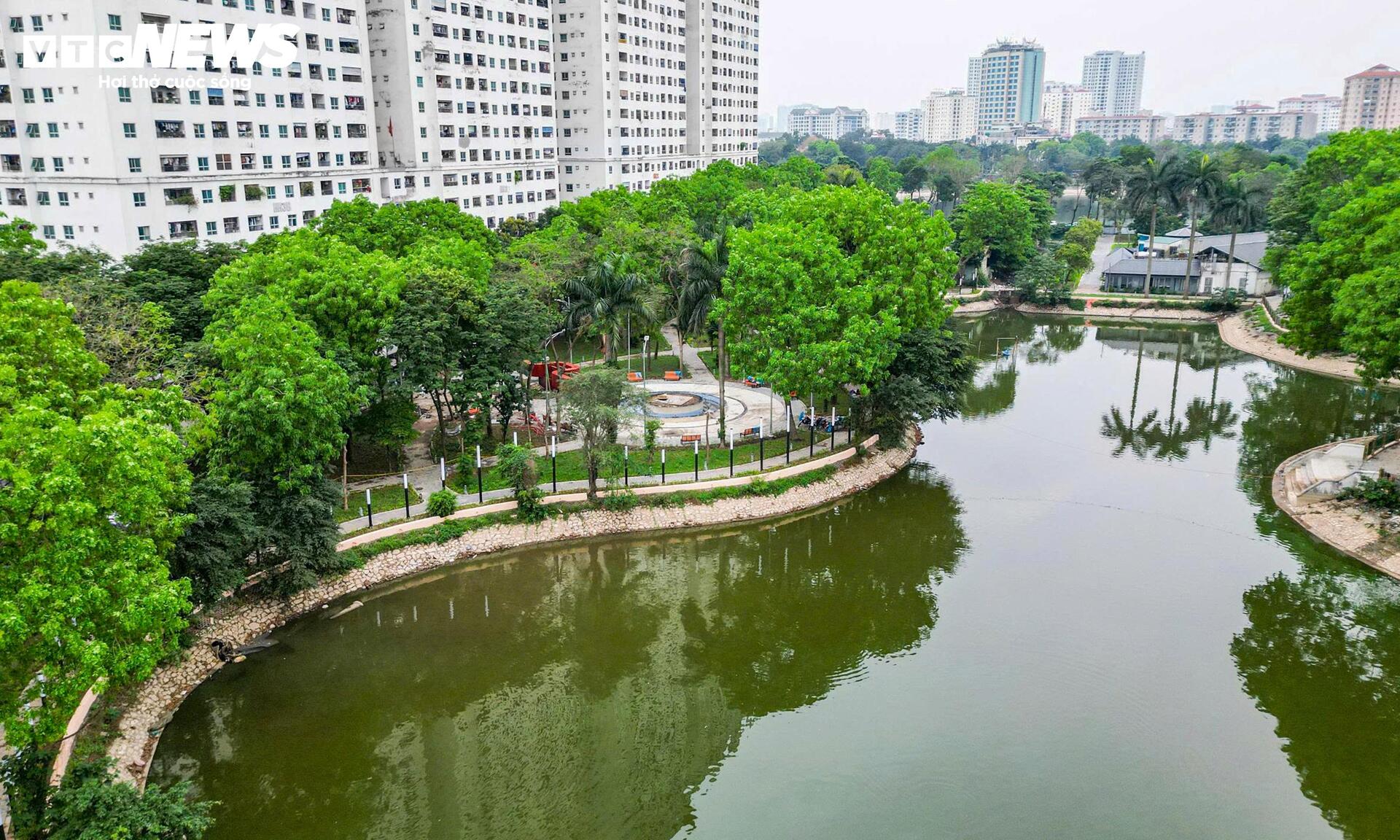 Hà Nội tăng tốc thi công các công trình chống ngập tại nhiều công viên - 5