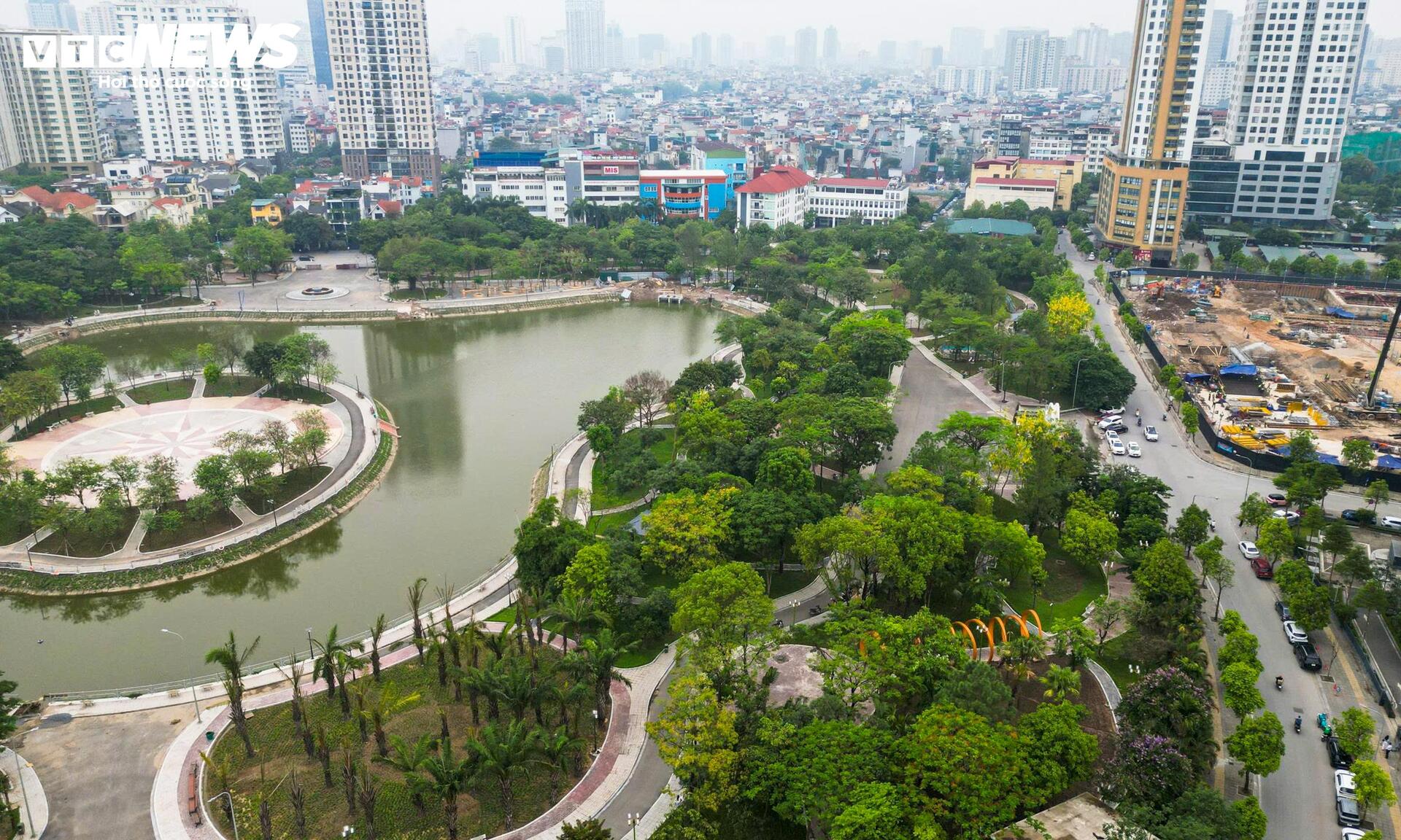 Hà Nội tăng tốc thi công các công trình chống ngập tại nhiều công viên - 7
