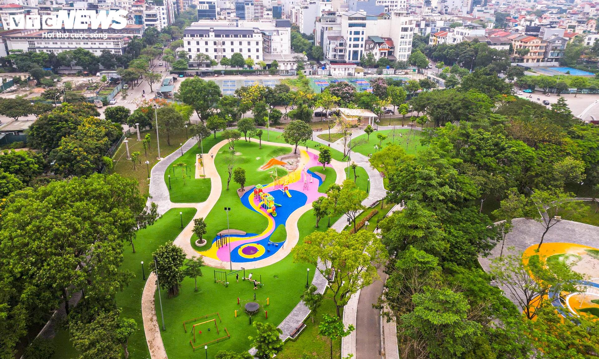 Hà Nội tăng tốc thi công các công trình chống ngập tại nhiều công viên - 8