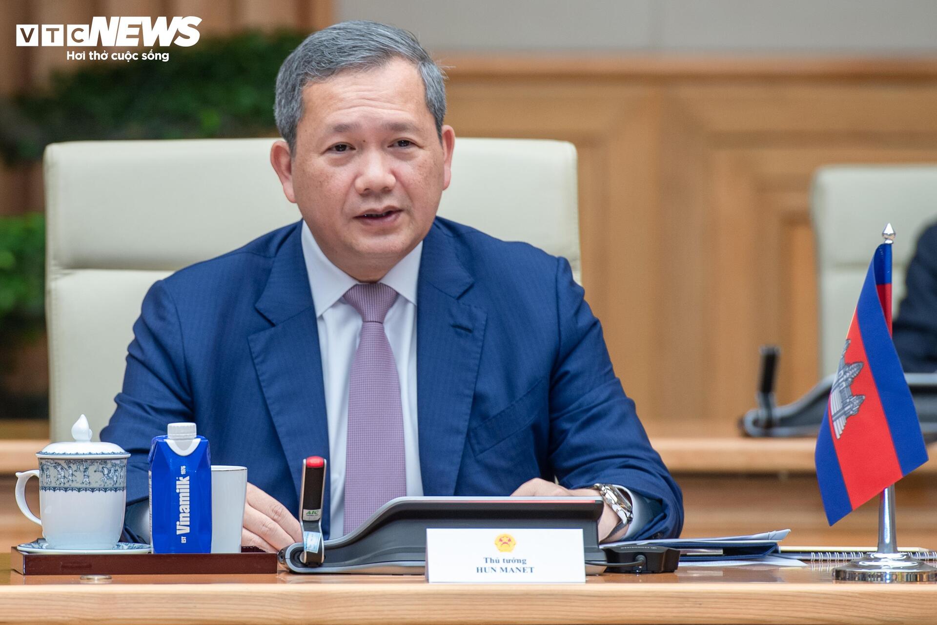 Thủ tướng Lê Minh Hưng chủ trì lễ đón Thủ tướng Campuchia Hun Manet - 10