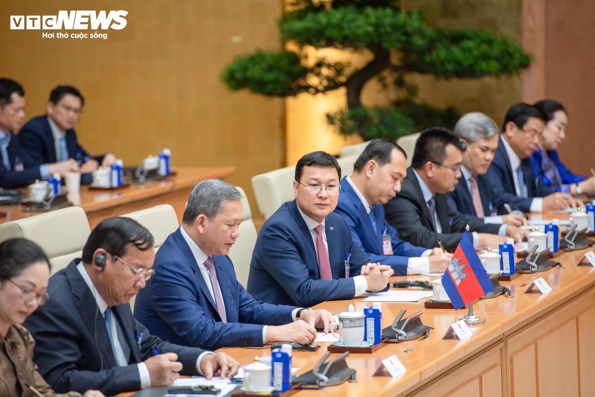 Thủ tướng Lê Minh Hưng chủ trì lễ đón Thủ tướng Campuchia Hun Manet - 12