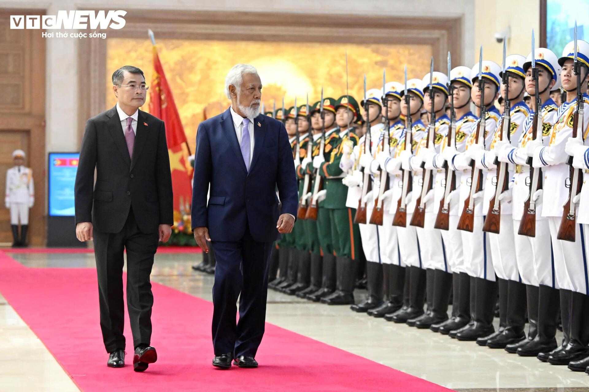Thủ tướng Lê Minh Hưng chủ trì lễ đón Thủ tướng Timor-Leste - 3
