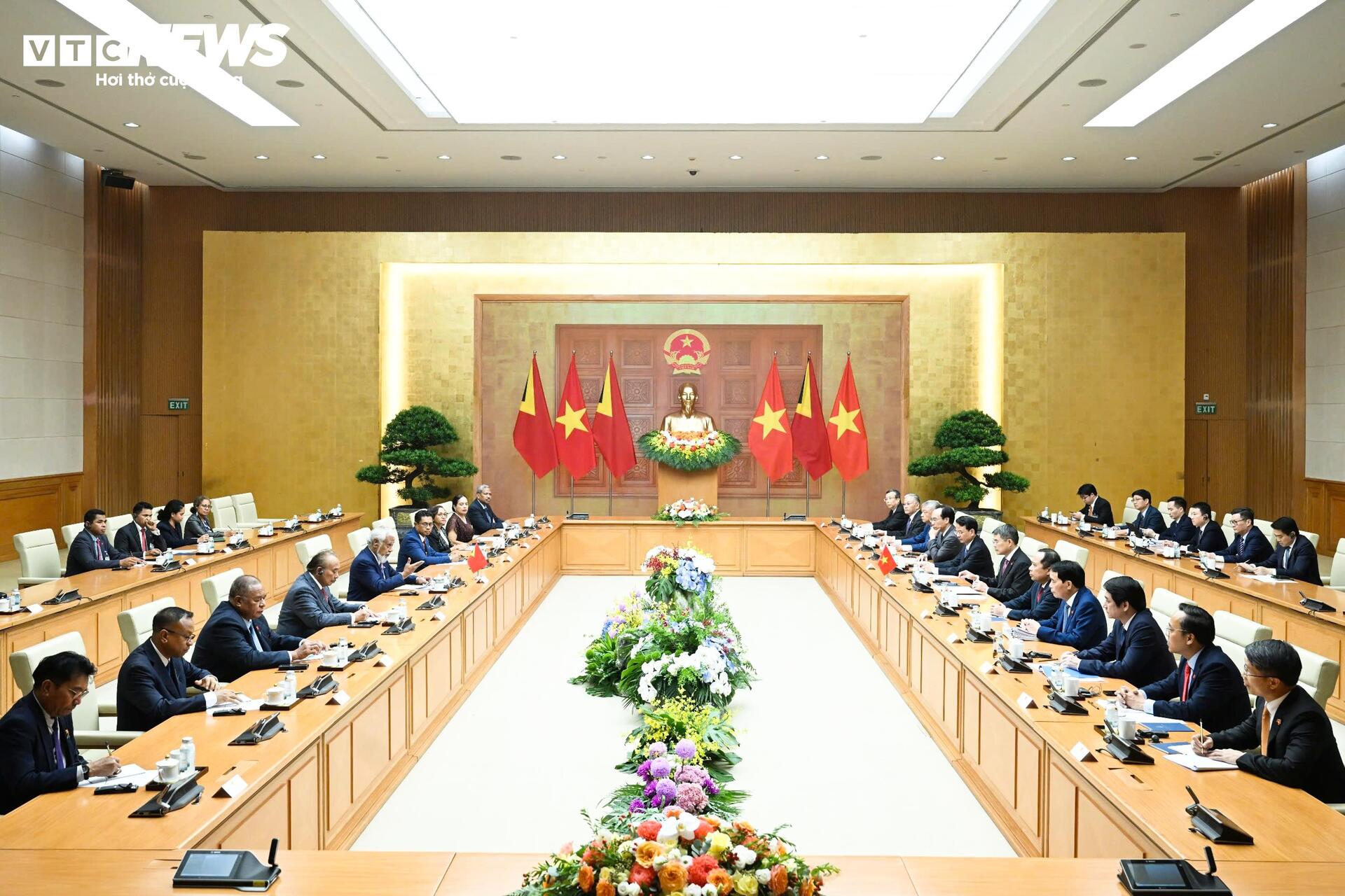 Thủ tướng Lê Minh Hưng chủ trì lễ đón Thủ tướng Timor-Leste - 6