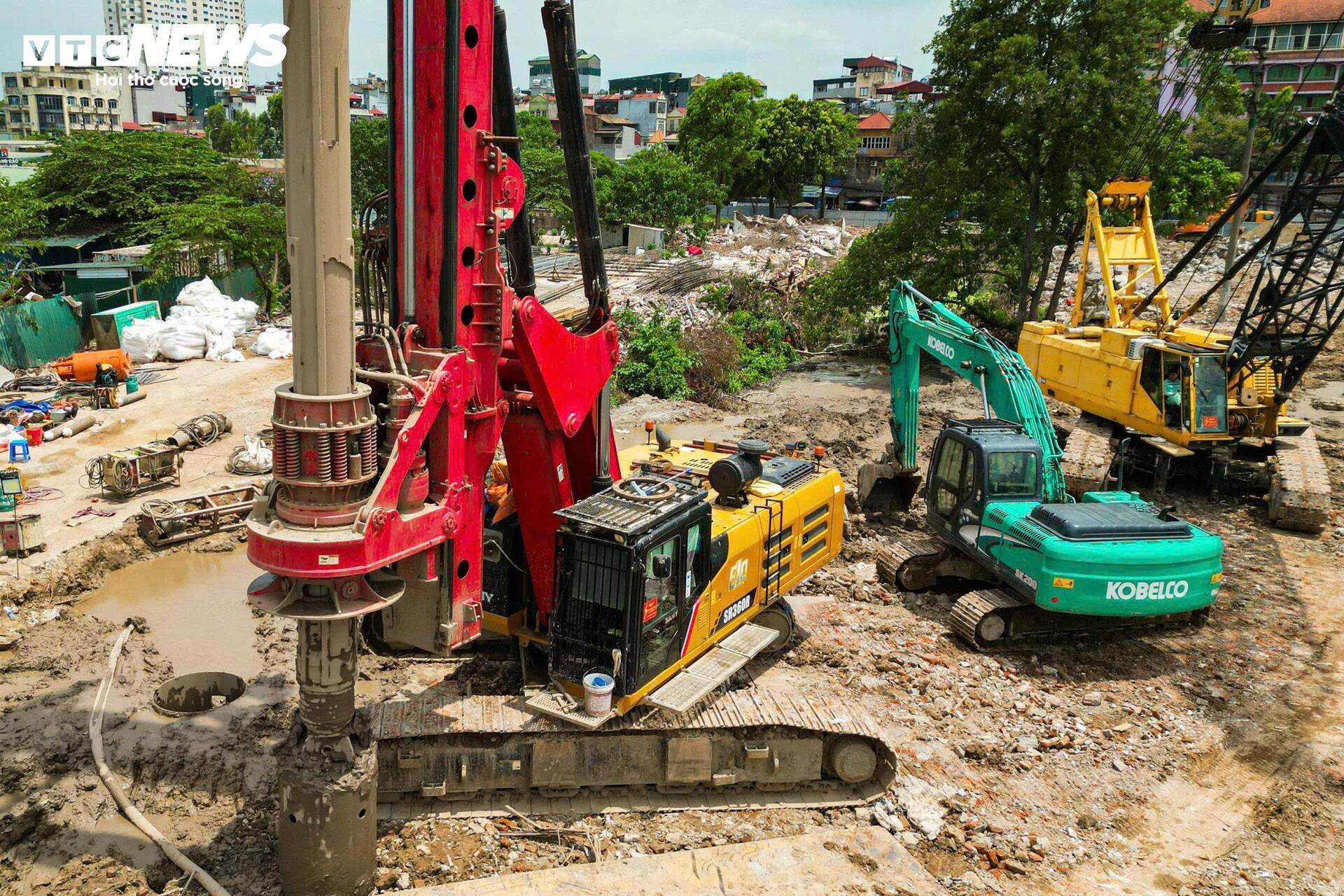 Sau nhiều năm đình trệ, công trường 786 tỷ đồng ở Hà Nội rầm rộ thi công trở lại - 10