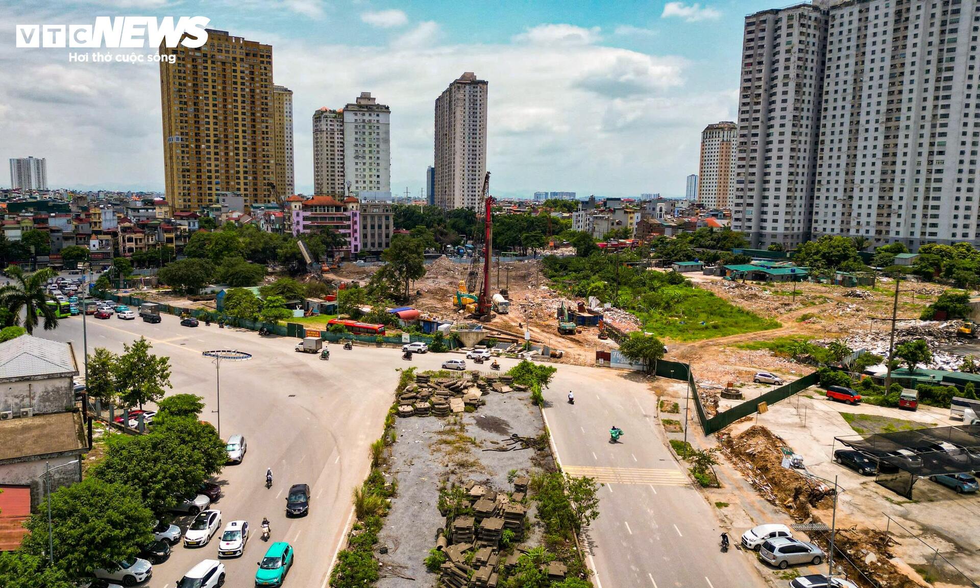 Sau nhiều năm đình trệ, công trường 786 tỷ đồng ở Hà Nội rầm rộ thi công trở lại - 14