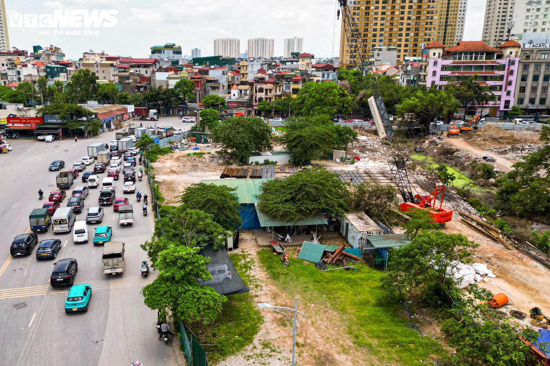 Sau nhiều năm đình trệ, công trường 786 tỷ đồng ở Hà Nội rầm rộ thi công trở lại - 12