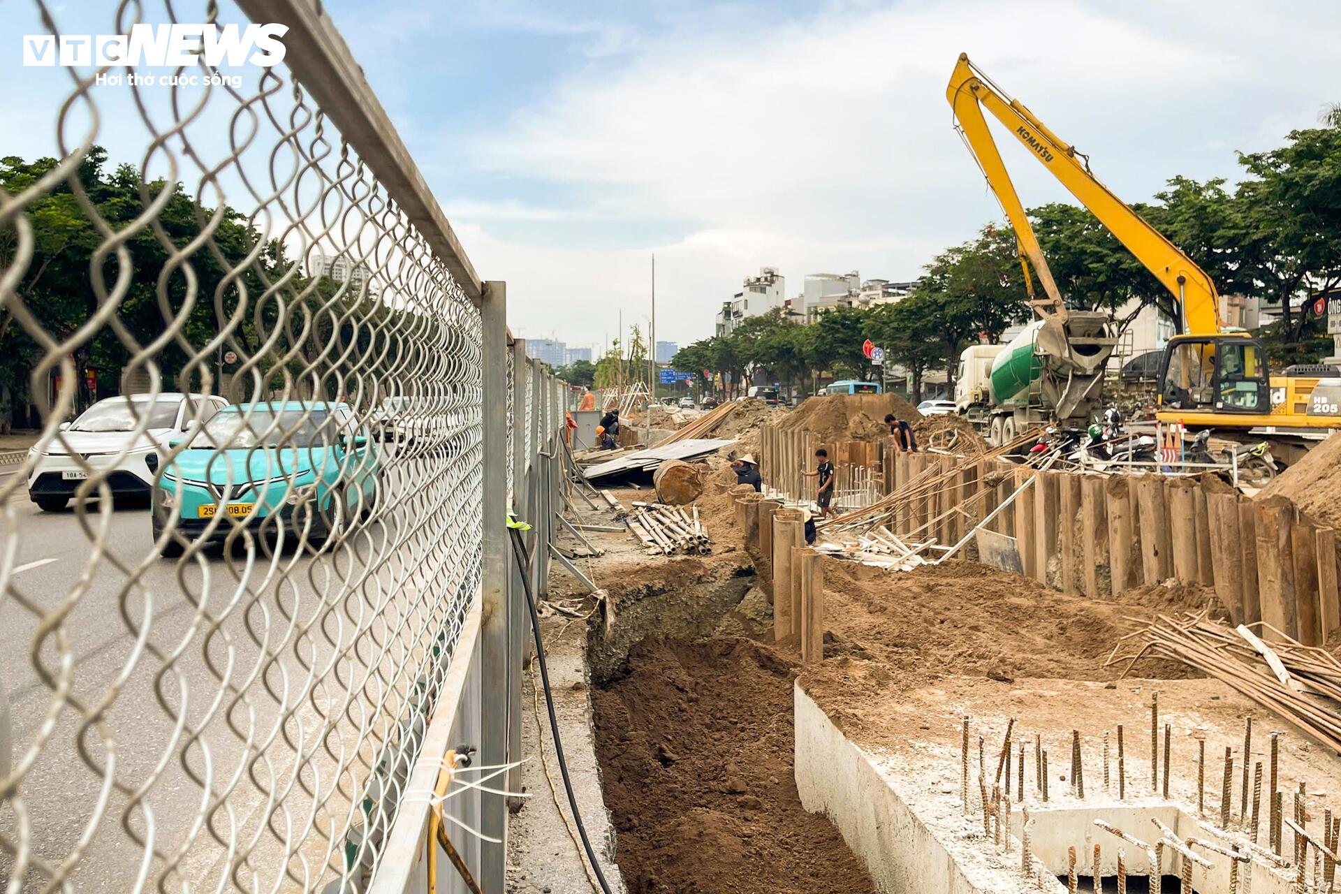 Tuyến đường kết nối sân bay Nội Bài thay áo mới khi dự án chống ngập dần về đích - 14