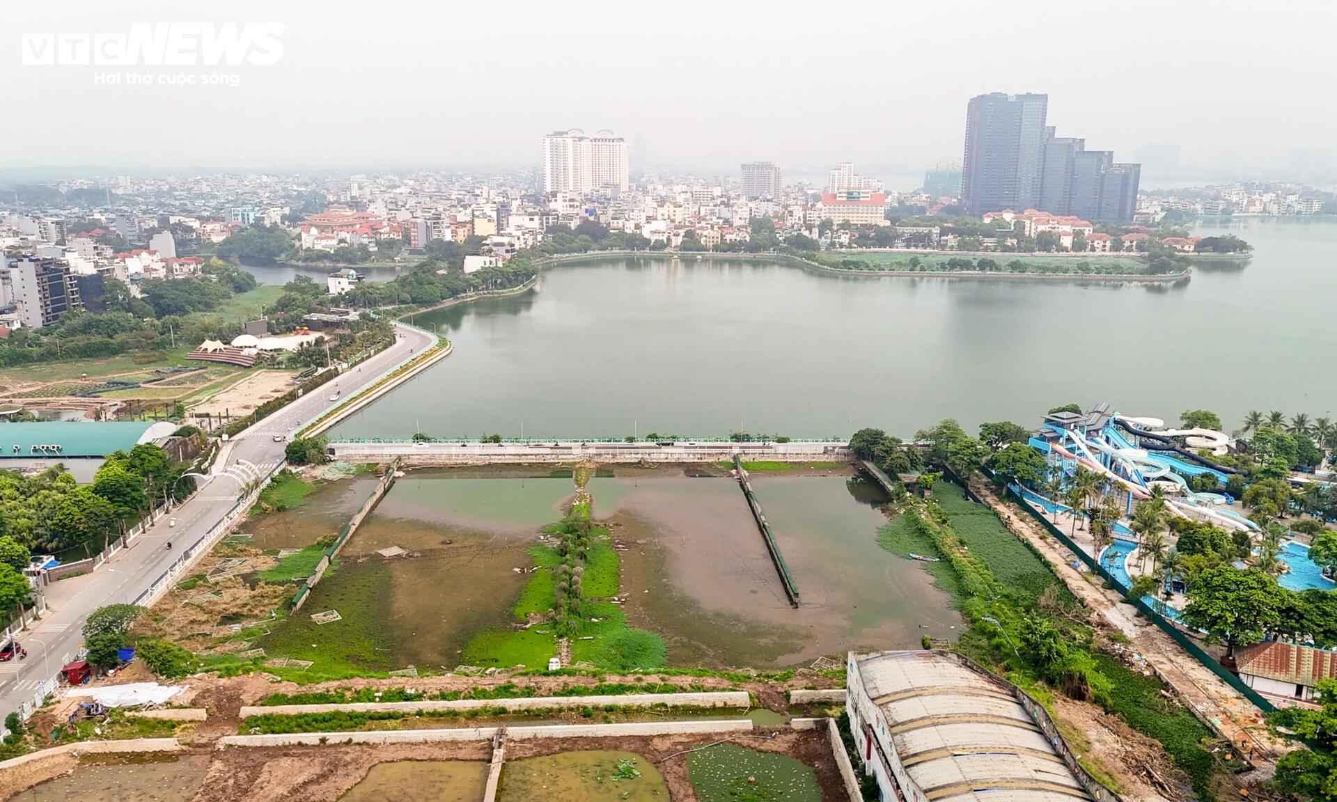Nhìn từ trên cao những đoạn đường ven Hồ Tây sắp được mở rộng - 2