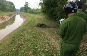 Nam thanh niên tẩm xăng tự thiêu bên bờ kênh ở Thái Nguyên