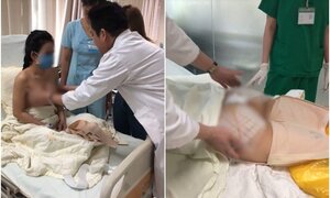 Phản cảm bác sĩ thẩm mỹ quay livestream cảnh khám phần nhạy cảm trên cơ thể nữ bệnh nhân