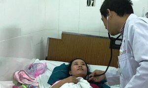 Bệnh nhân nhập viện vì ngộ độc khí amoniac giờ ra sao?