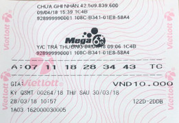 Kết quả xổ số Vietlott: Thêm tỷ phú Vietlott trúng 47 tỷ đồng nhận giải thưởng khủng