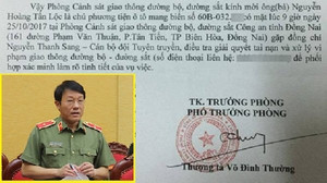 Chánh văn phòng Bộ Công an: Người bị cách chức nay làm Phó phòng CSGT là điều bình thường