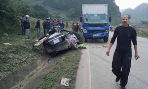 Tai nạn xe con đâm xe tải ở Sơn La: Danh tính 4 nạn nhân thiệt mạng