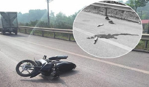 Thăng cấp bậc hàm cho CSGT bị xe máy chở 3 người tông chết