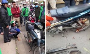 Không may làm hỏng hộp xích xe máy, người phụ nữ mang bầu bị bắt đền 700.000 đồng ngày 8/3