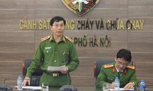 Xe khách tông xe cứu hỏa trên cao tốc: Thăng cấp cho cảnh sát PCCC hy sinh