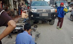 Xe Fortuner 'điên' tông liên hoàn, 3 người thương vong: Tạm giữ tài xế