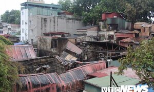 Cháy lớn gần Bệnh viện Nhi Trung ương, Hà Nội: Quận Đống Đa thông tin chính thức
