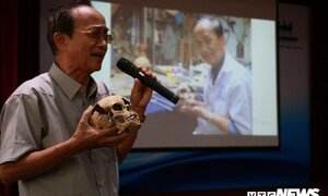 Ảnh: Xương người tiền sử trong hang động núi lửa được phát hiện ở Đắk Nông