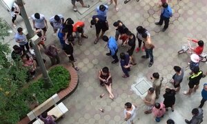 Truy tìm kẻ nghi bắn vợ bị thương ở Hà Nội